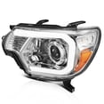 thumbnail image 4 of cciyu Headlight Assembly For Toyota For Tacoma 2012-2015 Chrome Housing Clear Len Amber Reflector Driver & Passenger Side Headlamps, 4 of 5