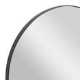 thumbnail image 4 of DecMode 30" x 30" Black Wall Mirror with Thin Frame, 4 of 7