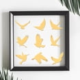 thumbnail image 4 of 9pcs 1.6x1.6 inch Golden Metal Stickers Butterfly Scroll Metal Stickers Self Adhesive Stickers Golden Epoxy Stickers Animal Theme Sticker for Scrapbooks Epoxy Resin Phone Decoration, 4 of 9