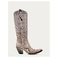 thumbnail image 2 of CORRAL Women's Natural Python Zipper Tall Top Boots, Size: 5, Width: M (A3789-M-5), 2 of 4