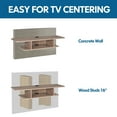 thumbnail image 5 of FITUEYES Wall Mount TV Stand for TVs up to 50", Brown, 5 of 5