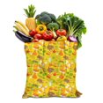 thumbnail image 1 of Hedgehog and Floral Design Canvas Tote – Cute Cartoon Animal Reusable Bag, 1 of 5