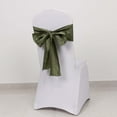 thumbnail image 4 of BalsaCircle 5 Dusty Sage Green Accordion Crinkle Taffeta Chair Sashes Wedding Party, 4 of 8
