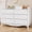 White, variant on ANPOO Sleigh Style Baby Diaper Changing Table, 6 Drawer Storage Organizer, Baby Dresser with Changing Table Top, Convertible Nursery Dresser Chest of Drawers, Wood Dresser for Kids Bedroom, White