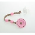 thumbnail image 2 of Wooden Jeanky Button Pacifier Clip, 2 of 4