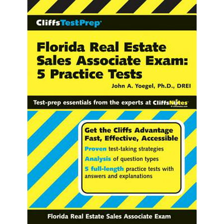 CliffsTestPrep Florida Real Estate Sales Associate Exam: 5 Practice (Best Real Estate Practice Test)
