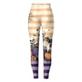 thumbnail image 6 of mgoYE Halloween Sweat Pants Women High Waisted Stretchy Soft Holiday Patterned Tights Workout Yoga Pants Women Legging Size M, 6 of 7
