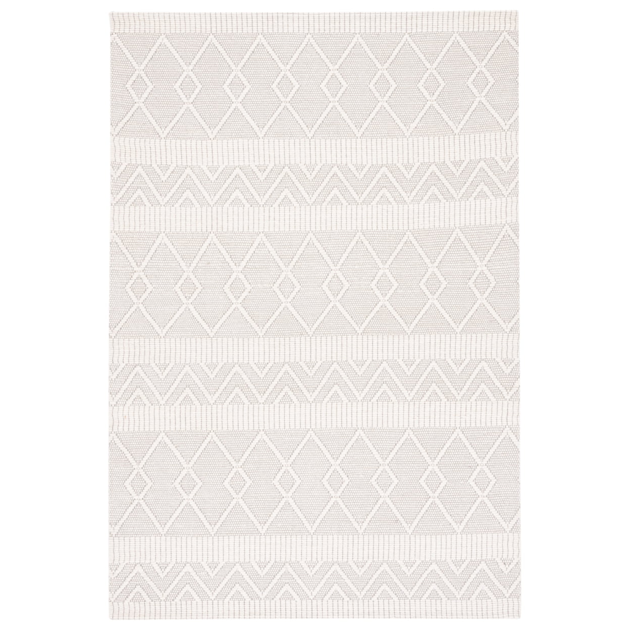 SAFAVIEH Marbella Chase Geometric Area Rug, Ivory/Beige, 3' x 5'