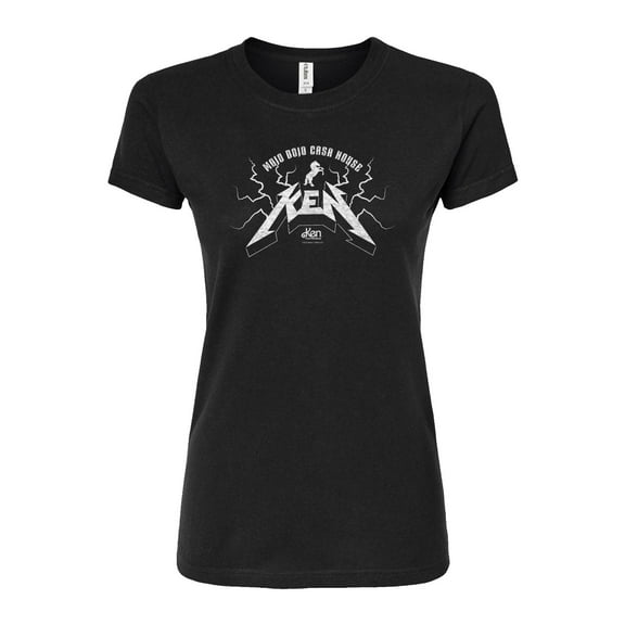 Barbie The Movie - Country Metal Ken - Juniors Fitted Graphic T-Shirt