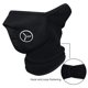 thumbnail image 3 of Mascarilla facial en negro perfecta para invierno y deportes: Esquí, snowboard, BMX, ciclismo, correr, senderismo, paintball y actividades al aire libre., 3 of 5