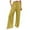 Yellow, variant on under $5 JINMGG Summer Fall Womens Plus Size $5 Women's Casual Slim High Elastic Waist Solid Color Sports Cotton and Linen Pants