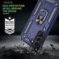thumbnail image 5 of Galaxy S22 Case, Samsung S22 Case with HD Screen Protector,  [Military-Grade] Magnetic Ring Holder Kickstand Shockproof Protective Phone Case for Samsung Galaxy S22, Blue, 5 of 15