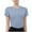 Blue, variant on Short Sleeve Shirts for Women, Women's Workout Shirts Compression Short Sleeve Crew Neck Running Yoga Gym Athletic Fitted Crop T-Shirts Top