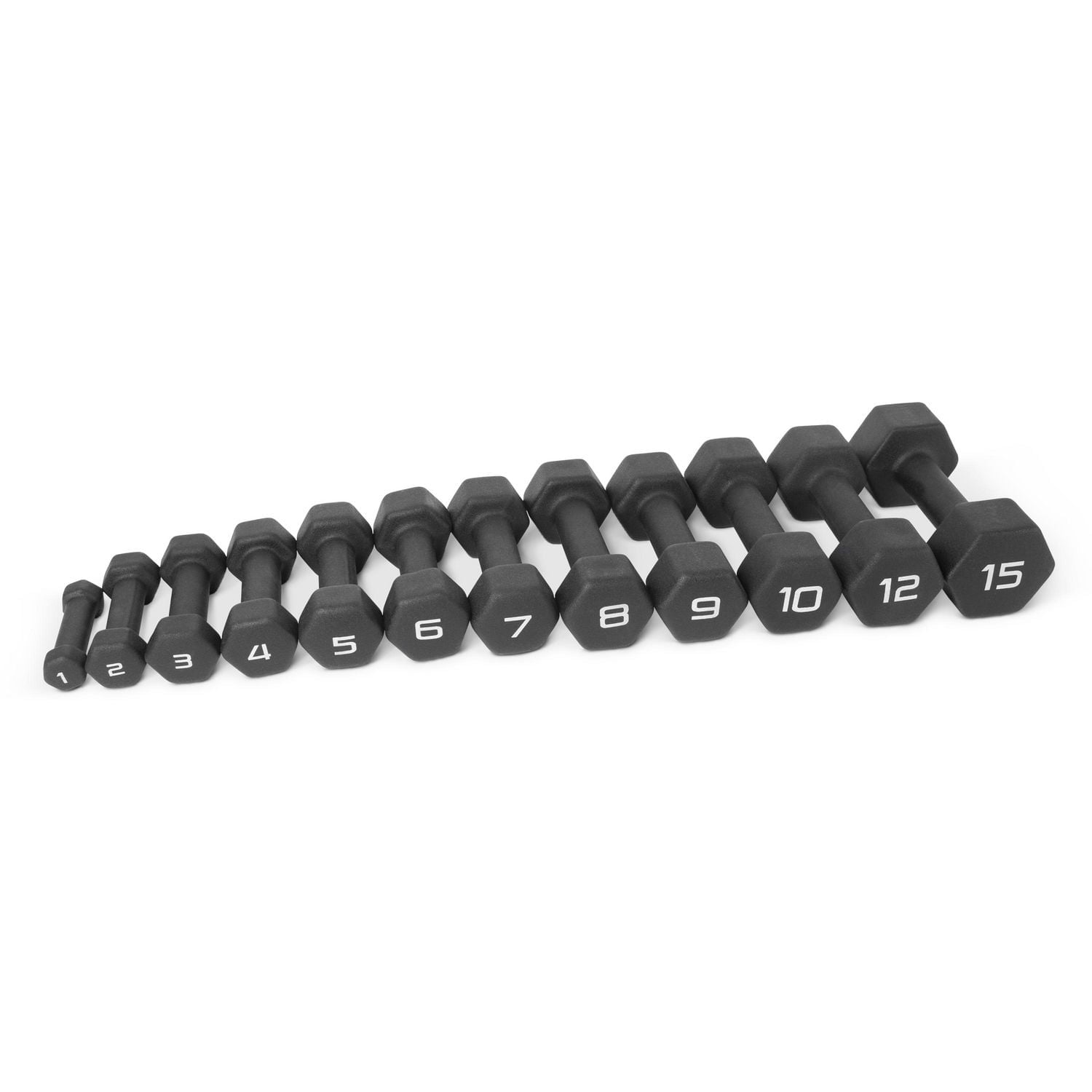 CAP Barbell, Black Neoprene Dumbbell, 1lb Single