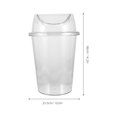 thumbnail image 2 of HOMEMAXS  Nordic Style Trash Can Waste Basket Kitchen Garbage Cans Bin Office, 2 of 8