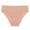 Pink, variant on felwors Womens Comfort Revolution Modern Seamless Hi-cut Underwear, No-show Stretch Panties(Brown, M)