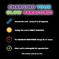thumbnail image 4 of West Coast Paracord Luminous Type III 7 Strand Nylon Glow in the Dark 550 Paracord (Parachute Cord) Rope - 10', 25', 50', 100' Hanks & 1000' Spools - Multiple Colors, 4 of 7