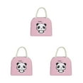 thumbnail image 2 of kurtrusly Compact For Home And Office With Large Capacity Large Capacity Design Polyester Lunch Bags For Women light pink 1 3Set, 2 of 6