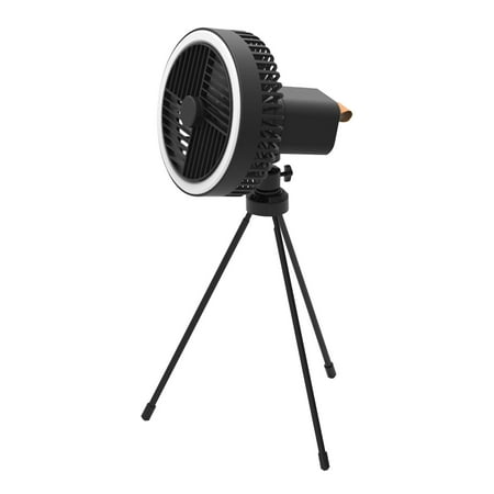 

2023 Newly Outdoor Small Electric Fan Suspended Ceiling Fan Night Light Tripod Fan C