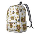thumbnail image 2 of Highland Cow and Sunflower Print Backpack for School, Cute School Bag with Adjustable Shoulder Straps and Padded Back, 15.7"x11.8"x5.5", 2 of 5