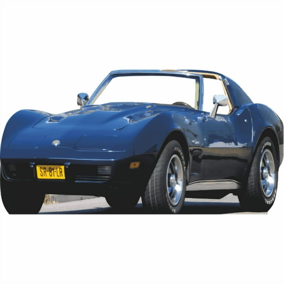 SS11272 70s Vet Sports Muscle Car Stand In Cardboard Cutout Standee Standup