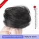 thumbnail image 1 of Mini clip en extensiones de moño de pelo con orejas de gato y desordenadas, accesorio para peluca, postizos para mujeres y niñas, 1 of 5