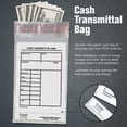 thumbnail image 5 of BankSupplies Cash Transmittal Bags | Tamper Evident | 6W x 9H | Case of 500 |, 5 of 6