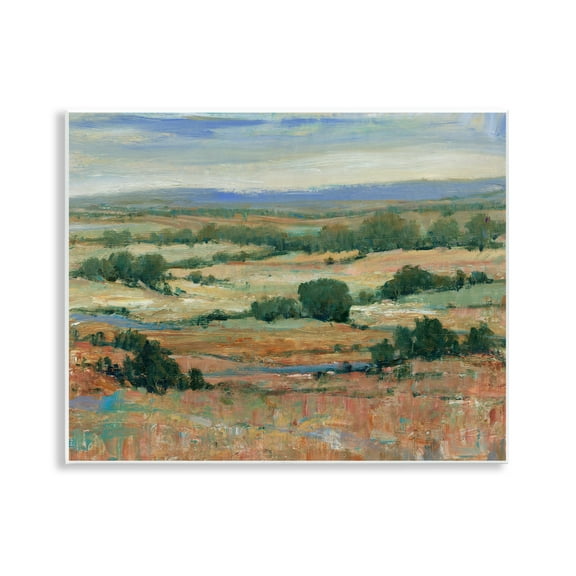 Stupell Industries Traditional Farmland Landscape Landscape & Nature Painting Unframed Art Print Wall Art, 14 x 11