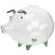 thumbnail image 5 of Cute Pig Shaped Transparent Glass Piggy Bank for Birthday Gift and Home Decor, Easy to Clean and Use Money Box for Saving, 5 of 5