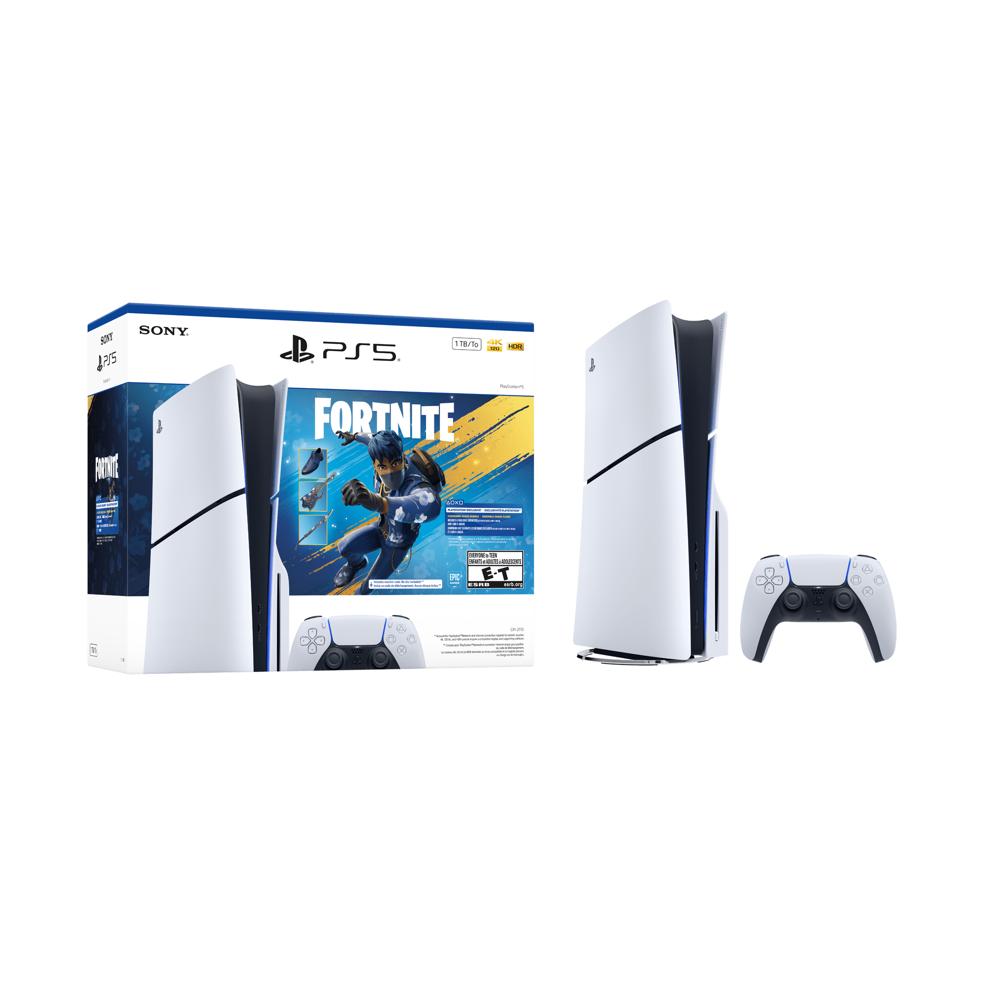 PlayStation 5 Console 1TB Fortnite - Flowering Chaos Bundle
