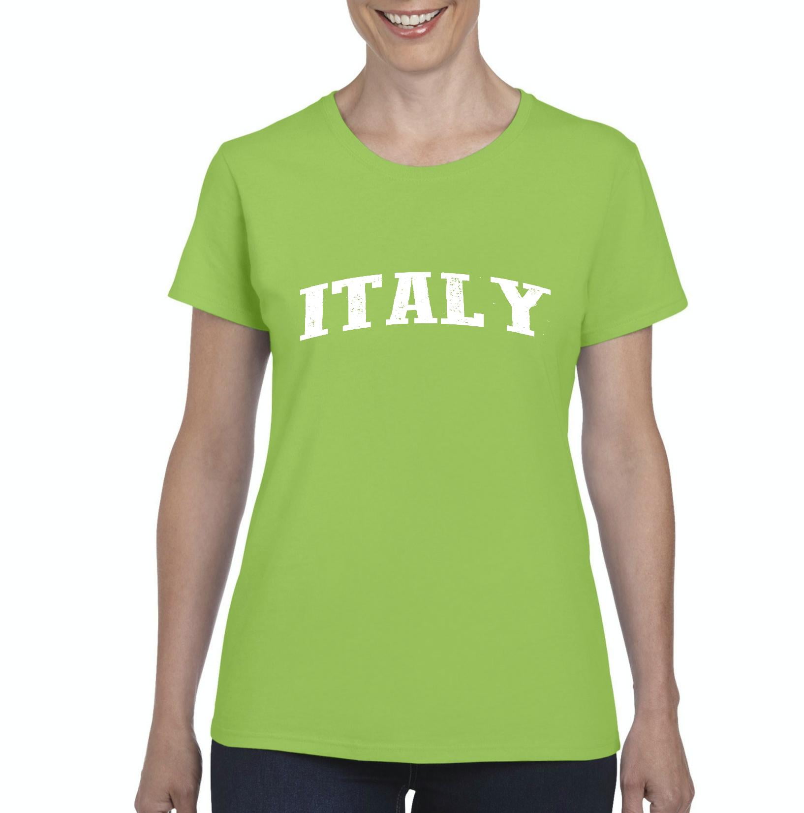 6 Sizes Available PreShrunk Cotton Absolute Italian Gildan T-Shirt 