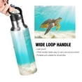 thumbnail image 2 of Turtle in Sea Water Bottles Insulated Thermos Kids Stainless Steel Bottle with Straw Lid Flask Leakproof for Sports Gym 20 oz, 2 of 6