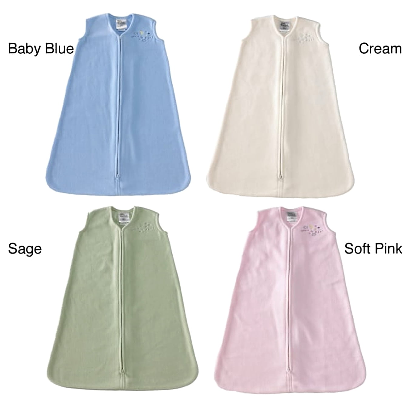 HALO SleepSack Wearable Blanket, Micro-Fleece, Soft Pink, Infant Girls, Small, 0-6 Months
