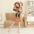 thumbnail image 4 of DIXRUYEE Bathrobes Belt Hooded Autumn Cat Creative Pattern, 4 of 8
