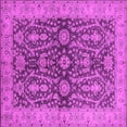 thumbnail image 1 of Ahgly Company Indoor Square Oriental Pink Industrial Area Rugs, 4' Square, 1 of 4