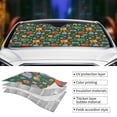 thumbnail image 4 of Kdxio Christmas Gift Print Front Windshield Sun Shade,Folding Auto Sunshade for Car Truck SUV-, 4 of 7
