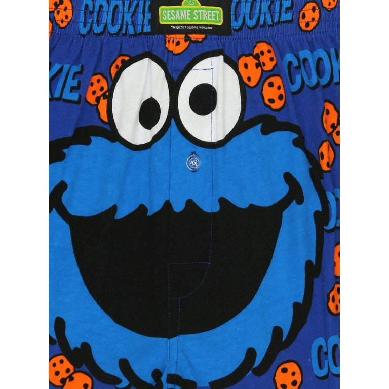 Sesame Street Cookie Monster Men's Male Boxer Shorts Sesame Street Cookie Monster Men's Male Boxer Shorts