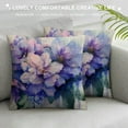 thumbnail image 3 of PRATYUS  Throw Pillow Cover Hydrangea Blue,Watercolor Blossom Hydrangea Blue Flowers Square Pillow Covers Cushion Case for Home Office School for Men/Women/Boys/Girls 20x20in, 3 of 5