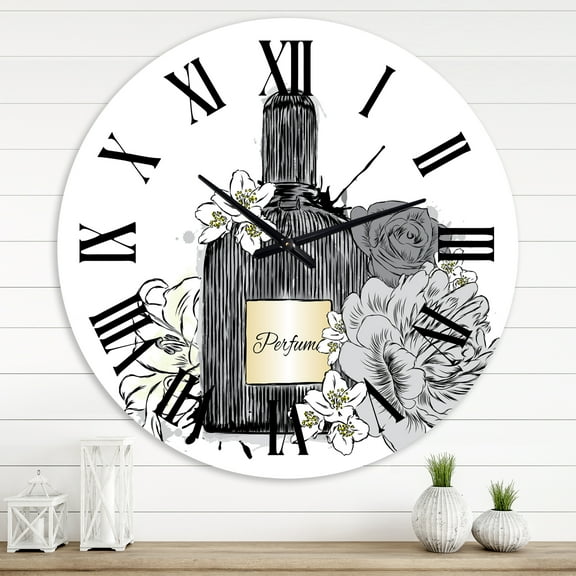 Designart 1 in Quartz Traditional Wall Clock
