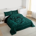 thumbnail image 3 of Castle Fairy Boys Girls Magical Dragon Full Size Comforter Sets,Gothic Style Bedding Sets, 3 of 8