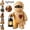 Y5-Lighted-D, variant on Patchwork Ghost Rustic Halloween Figurine Woven Ghost Decor Halloween Vintage Decor Nostalgic Halloween Decor Halloween Pumpkin Decor Indoor Shelf Ornament,Without light-D