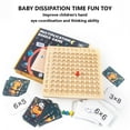 thumbnail image 3 of Multiplication Game Board, Wooden Montessori Multiplication Chart Math Fidget Toys, Children's Educational Learning Addition Card Dice Board Game, Family Christmas Table Games Gift for Toddlers Kids, 3 of 7
