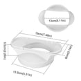 thumbnail image 3 of Tuyau d'Échappement de Climatiseur Portable Raccord Tuyaux Connecteur Tuyau d'Échappement de Climatisation Mobile Buse Carrée Conduit d'Échappement Interface Pièces de Rechange pour Pot de Rechange, 3 of 5