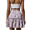 thumbnail image 5 of CHUMUD Boho Mini Skirts for Women A-Line Elastic High Waisted Bohemia Vintage Floral Flowy Short Skirts Summer Vacation Casual, 5 of 9