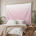 thumbnail image 3 of Pink White Ombre Large Tapestry for Bedroom Wall Hanging Tapestry,Pink Gradient Color Modern Abstract Art Ceiling Backdrop Tapestries Poster Blanket Wall Decor for Teens Room Living Room 85" x 90", 3 of 8