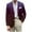 37 Purple, variant on Mens Sport Coat Casual Slim Fit Blazer Jackets Two Button Notch Lapel Lightweight Suit Jacket Office Business Dressy Jackets