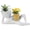 Styel B, variant on Lazy Guy Planter, Funny, Smily Face Planter Pot with Drainage Hole Cute Resin Funny Plant Pots Lying Down Figure Succulent Pots for Succulents Cactus Home Garden Decor