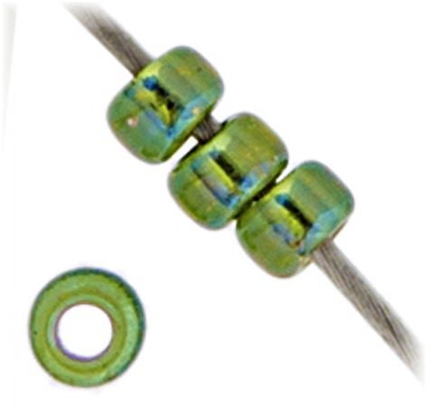 Miyuki Glass Seed Beads 11/0 (250g) DB1026 Silverlined Olive AB Bead