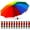 Classic, variant on 12 Pc Rainbow Umbrella Portable Tri Folded Pride Umbrella Windproof Compact Rain Parasol for Travel Beach Wedding Party