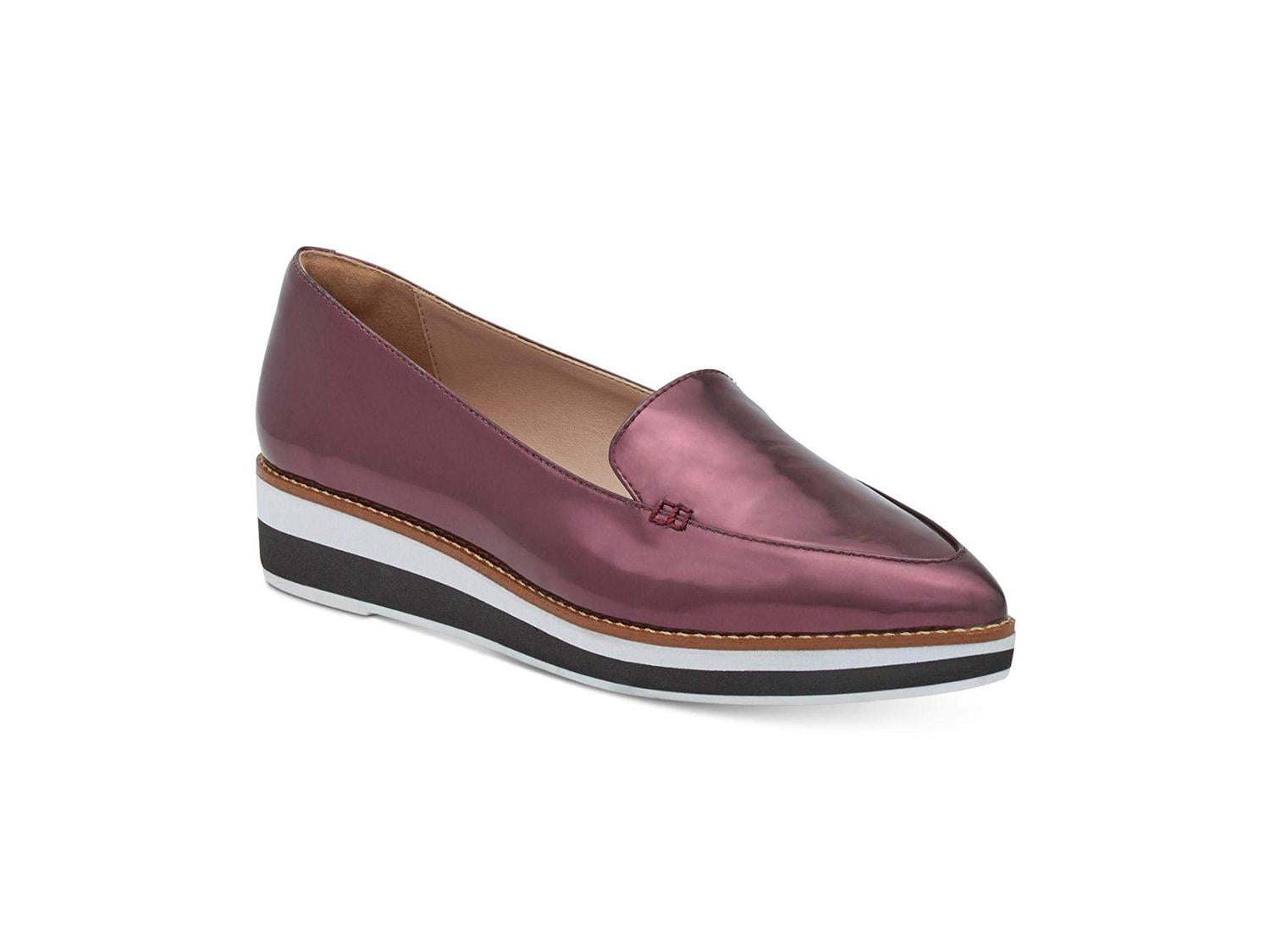 pointed toe platform loafers
